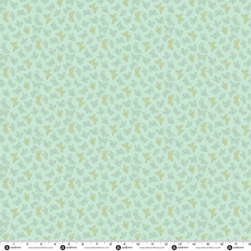 Ode to a Butterfly by Andover Fabrics Garden Dancer Skyward