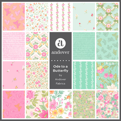 Ode to a Butterfly - 15 Yard Bolt Case Pack - 24 Bolts Each