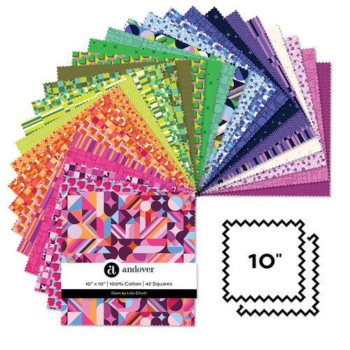 Glam - 10 Inch Square - 42 Cuts Each