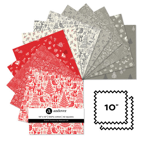 Scandi Timeless - 10 Inch Square - 42 Cuts Each