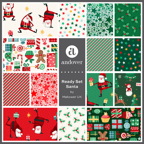 Ready Set Santa - 10 Yard Bolt Case Pack - 17 Bolts Each