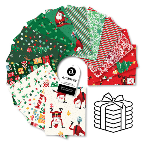 Ready Set Santa - Fat Quarter Bundle - 15 Cuts Each