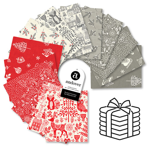 Scandi Timeless - Fat Quarter Bundle - 14 Cuts Each