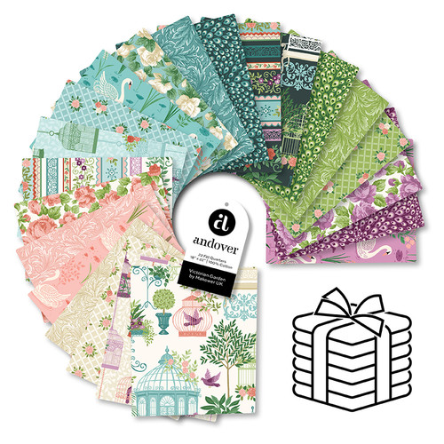 Victorian Garden - Fat Quarter Bundle - 22 Cuts Each