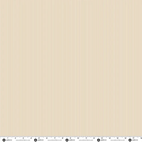 Star of Wonder by Makower UK Pin Stripe Cream
