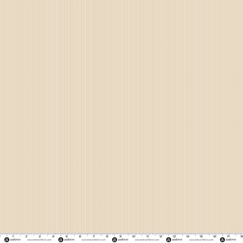 Star of Wonder by Makower UK Pin Stripe Cream
