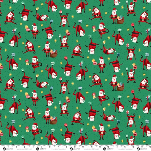 Ready Set Santa by Makower UK Merry Delivery Green