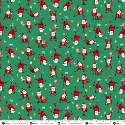 Ready Set Santa by Makower UK Merry Delivery Green