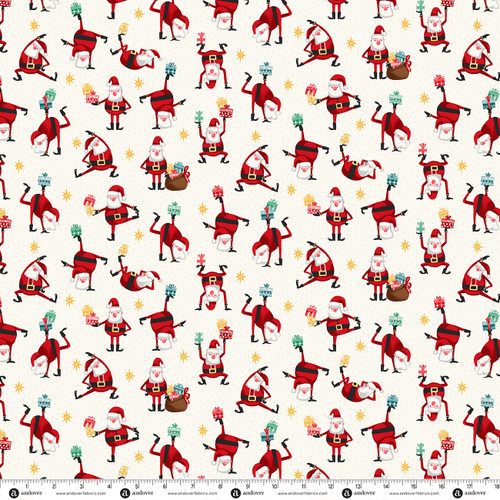 Ready Set Santa by Makower UK Merry Delivery Cream