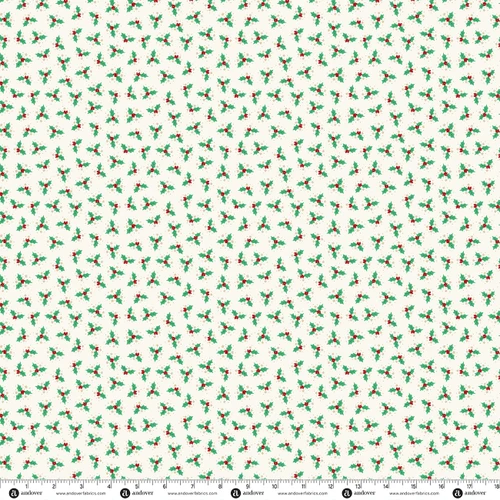 Ready Set Santa by Makower UK Holly Glow Cream