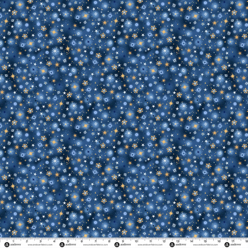 Star of Wonder by Makower UK Starlight Dark Blue