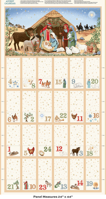 Star of Wonder by Makower UK Advent Multi