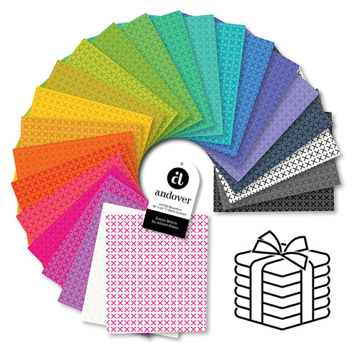 Cross Stitch - Fat Quarter Bundle - 24 Cuts Each