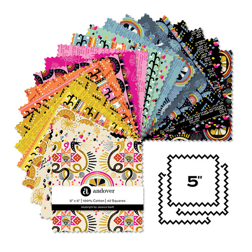 Skybright - 5 Inch Square - 42 Cuts Each