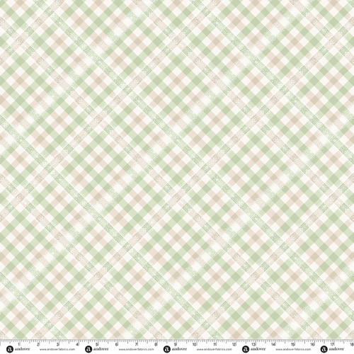 Gooseberry and Garland by The Quilted Cow Nanas Lace Pistachio Cream