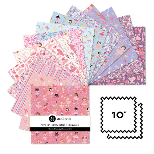 Dance Class - 10 Inch Square - 42 Cuts Each