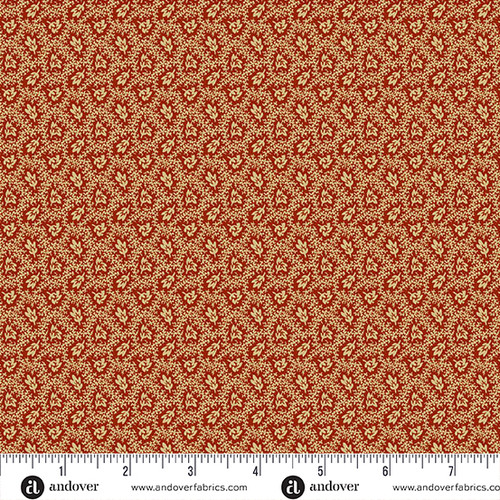 Madison Manor Revisited by Jo Morton Tossed Flower  Red