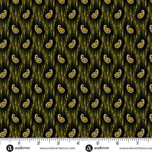 Madison Manor Revisited by Jo Morton Small Paisley Black