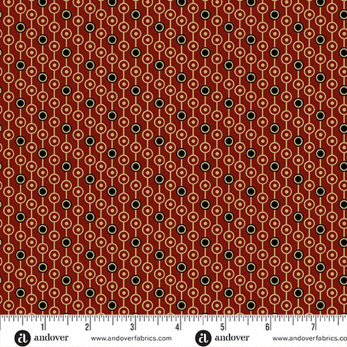 Madison Manor Revisited by Jo Morton Circle Stripe Red