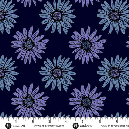 Mystic Meadow by Nancy Rink Big Daisy Blue