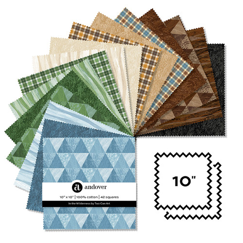 In the Wilderness - 10 Inch Square - 42 Cuts Each