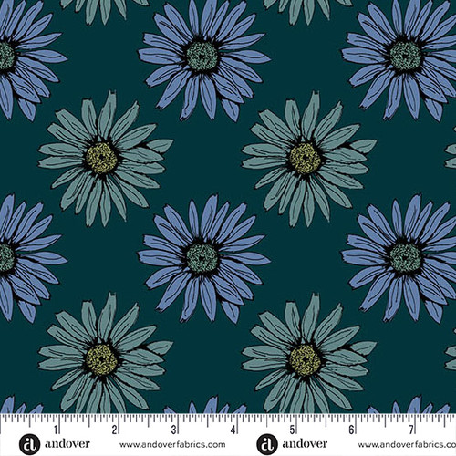 Mystic Meadow by Nancy Rink Big Daisy Green