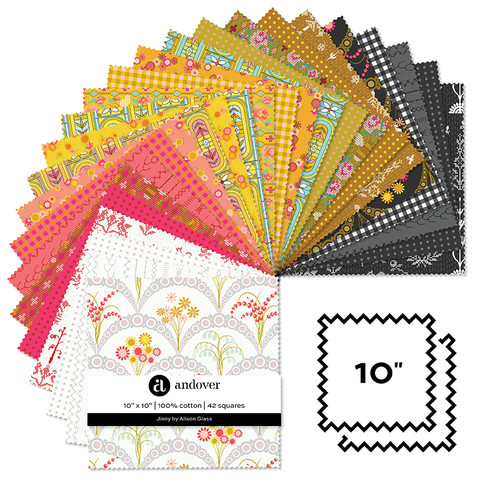 Jinny - 10 Inch Square - 42 Cuts Each