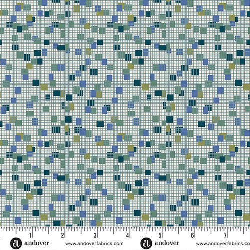 Mystic Meadow by Nancy Rink Grid Green