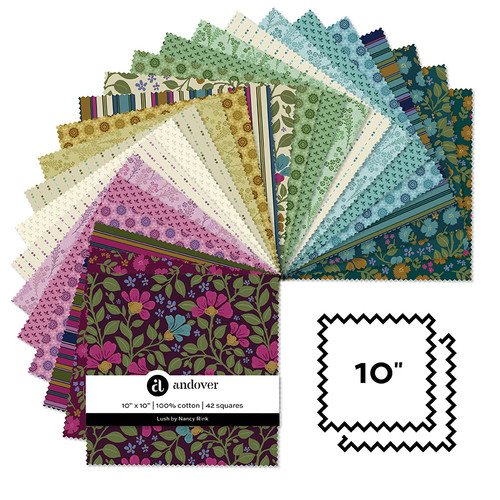 Lush - 10 Inch Square - 42 Cuts Each