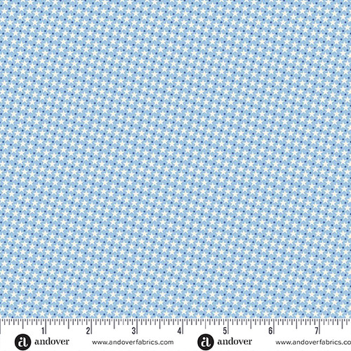 Americana by Andover Fabrics Star Dot Light Blue