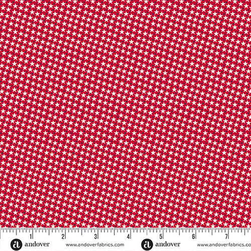 Americana by Andover Fabrics Star Dot Red