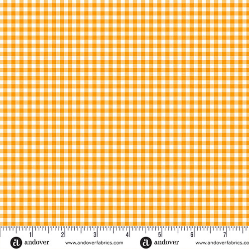 Ghostly Garden by KP Creates Bitty Gingham Orange