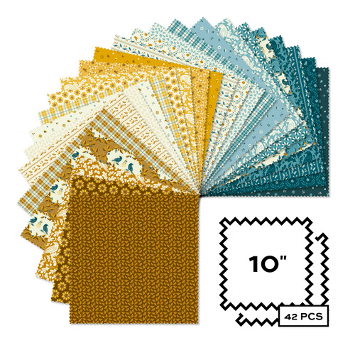 Oakleigh - 10 Inch Square - 42 Cuts Each