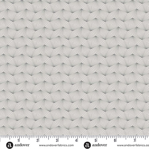 Nightfall by Andover Fabrics Zig Zag Gray