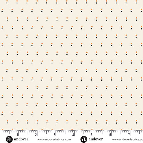 Nightfall by Andover Fabrics Shadow Dot Cream