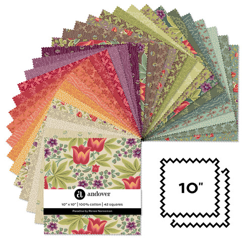 Paradise - 10 Inch Square - 42 Cuts Each