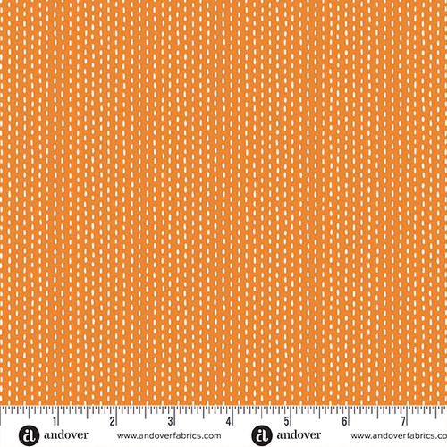 Nightfall by Andover Fabrics Stitch Line Orange