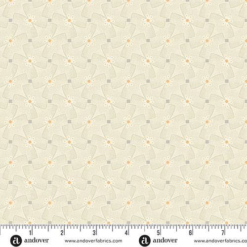 Nightfall by Andover Fabrics Whirly Gig Cream Whirly Gig Cream