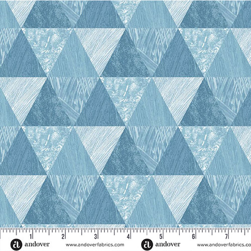 In The Wilderness by Two Can Art Triangles Blue