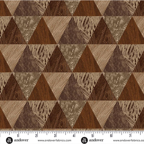 In The Wilderness by Two Can Art Triangles Brown