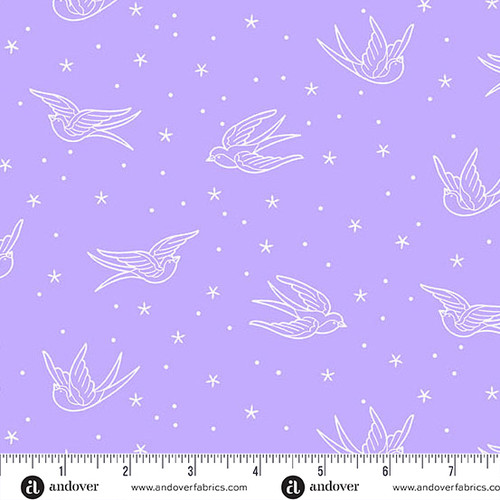 Perfect Day by Libs Elliott Swallows Light Purple