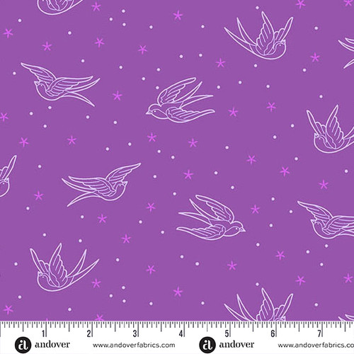 Perfect Day by Libs Elliott Swallows Purple