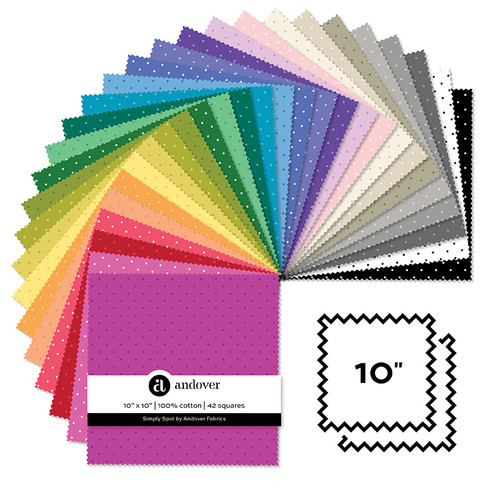 Simply Spot - 10 Inch Square - 42 Cuts Each