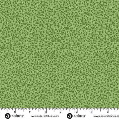 Snowberry by Andover Fabrics Flurry Spruce