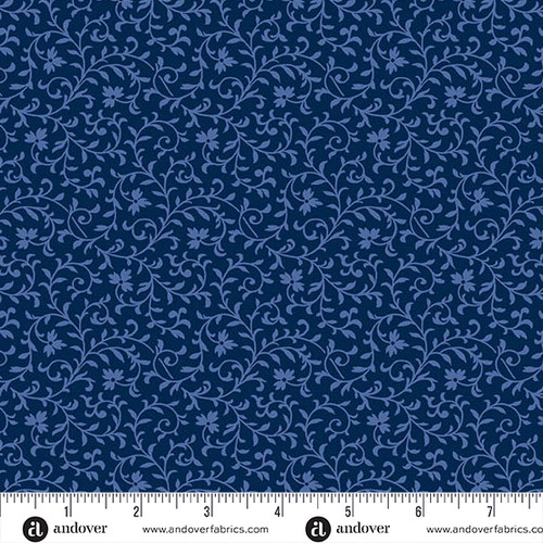 Simply Vine by Andover Fabrics Simply Vine Cadet