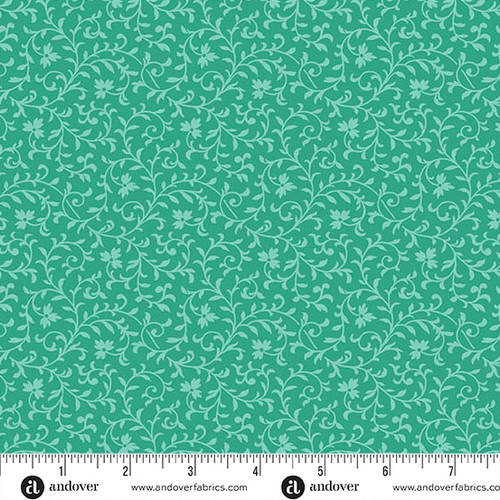 Simply Vine by Andover Fabrics Simply Vine Aqua