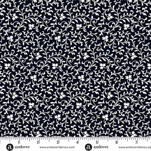Simply Vine by Andover Fabrics Simply Vine Black