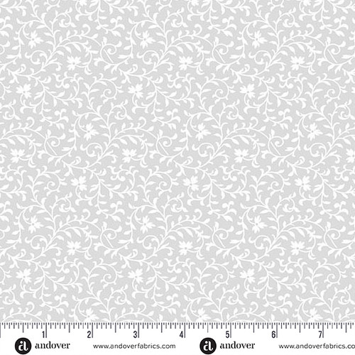Simply Vine by Andover Fabrics Simply Vine Silver