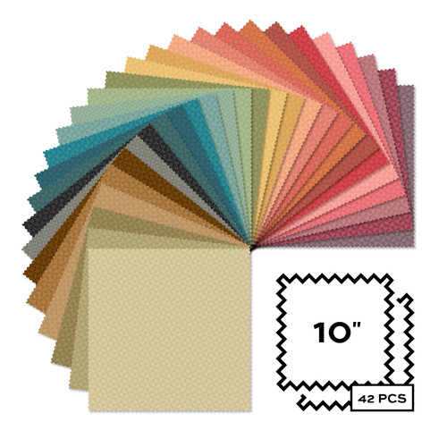 Square Dance - 10 Inch Square - 42 Cuts Each