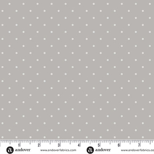 Simply Spot by Andover Fabrics Simply Spot Silver